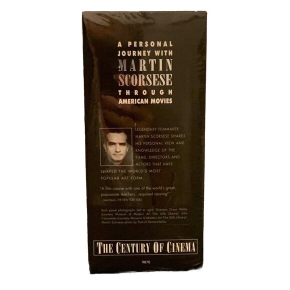 A Personal Journey W/ Martin Scorsese Thru Movies New Sealed 3 VHS Box Set 1998 - Picture 2 of 7